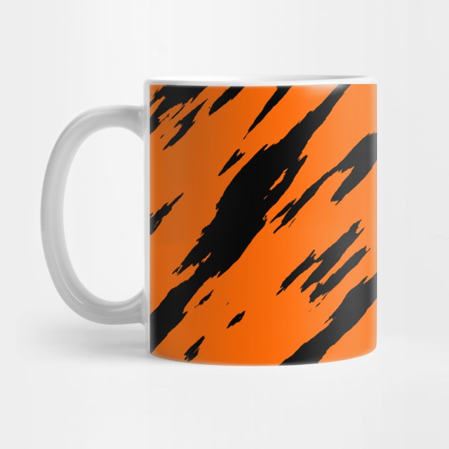 Orange Bengal Tiger Animal Print by McNutt